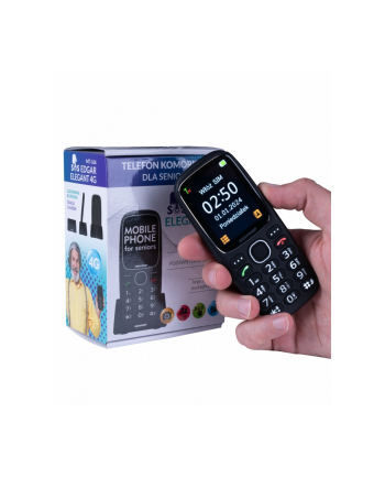 mesmed Telefon komórkowy dla seniorów Mescomp MT-166 Edgar Elegant 4GB