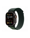 apple Watch Ultra 2 GPS + Cellular, koperta 49 mm z tytanu w kolorze czarnym z opaską Alpine S w kolorze ciemnozielonym - nr 1