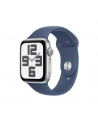 apple Watch SE GPS, koperta 44 mm z aluminium w kolorze srebrnym z paskiem sportowym w kolorze denim - rozmiar S/M - nr 3