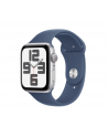 apple Watch SE GPS, koperta 44 mm z aluminium w kolorze srebrnym z paskiem sportowym w kolorze denim - rozmiar M/L - nr 3