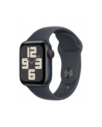 apple Watch SE GPS + Cellular, koperta 40 mm z aluminium w kolorze północy z paskiem sportowym w kolorze północy - rozmiar S/M