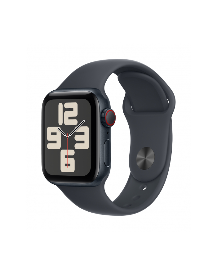 apple Watch SE GPS + Cellular, koperta 40 mm z aluminium w kolorze północy z paskiem sportowym w kolorze północy - rozmiar S/M główny