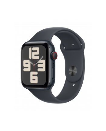 apple Watch SE GPS + Cellular, koperta 44 mm z aluminium w kolorze północy z paskiem sportowym w kolorze północy - rozmiar S/M