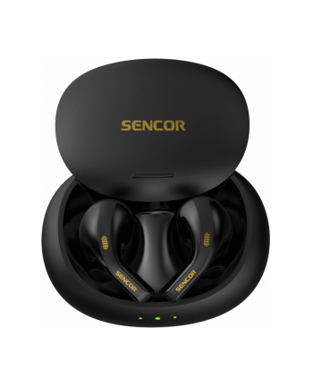 sencor Słuchawki douszne bluetooth SEP 560BT BK, BT 5.3, czas 6h, 40mAh