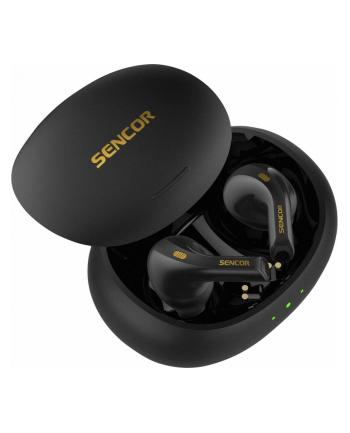 sencor Słuchawki douszne bluetooth SEP 560BT BK, BT 5.3, czas 6h, 40mAh