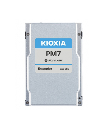 Dysk SSD Kioxia PM7-V 64TB 25''; (15mm) SAS 24Gb/s KPM7VVUG6T40 (DWPD 3) SED nr 1