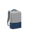 Rivacase 7562 torba na notebooka 39,6 cm (156'';) Plecak Szary, Granatowy (marynarski) - nr 1