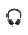 Słuchawki nauszne Jabra Evolve2 40 SE MS Stereo, USB-C, czarne - nr 6