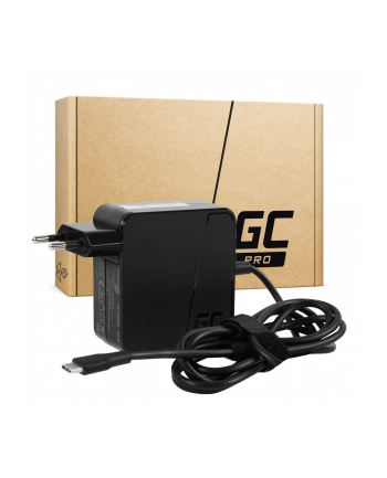 GREEN CELL ZASILACZ / ŁADOWARKA USB-C 65W 5V-9V-12V-15V/3A, 20V/325A POWER D-ELIVERY (AD134PV2)