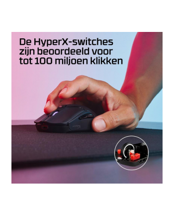 hp inc. HP HyperX Pulsefire Haste 2 Mini Wireless Black Gaming Mouse