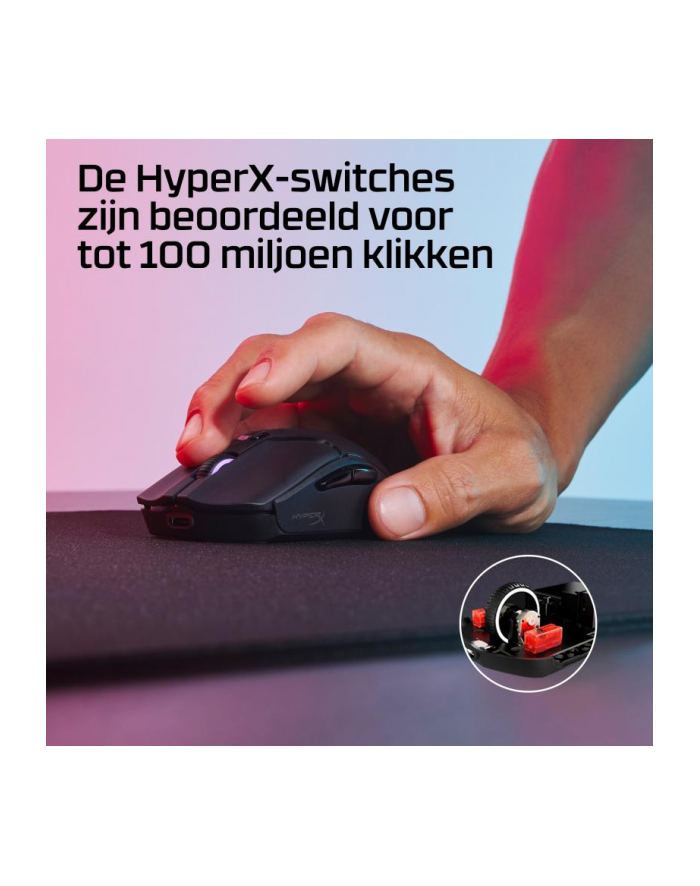 hp inc. HP HyperX Pulsefire Haste 2 Mini Wireless Black Gaming Mouse główny