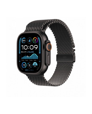APPLE 49mm Black Titanium Milanese Loop - Medium