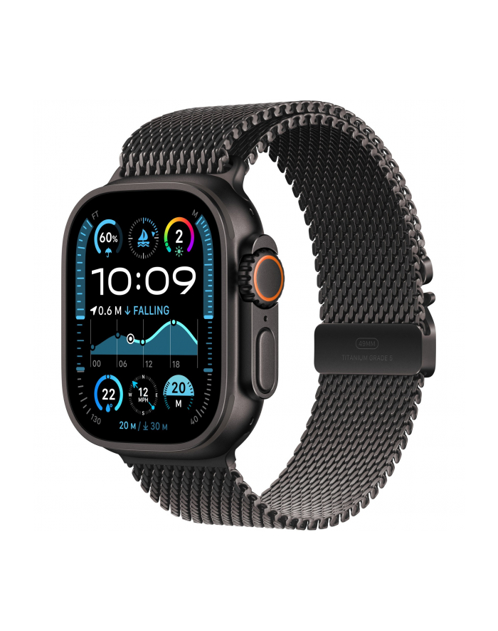 APPLE 49mm Black Titanium Milanese Loop - Large główny