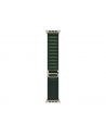 APPLE 49mm Dark Green Alpine Loop - Medium - Natural Titanium Finish - nr 4