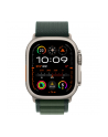 APPLE 49mm Dark Green Alpine Loop - Medium - Natural Titanium Finish - nr 7
