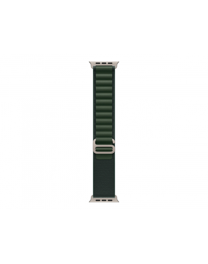 APPLE 49mm Dark Green Alpine Loop - Large - Natural Titanium Finish główny