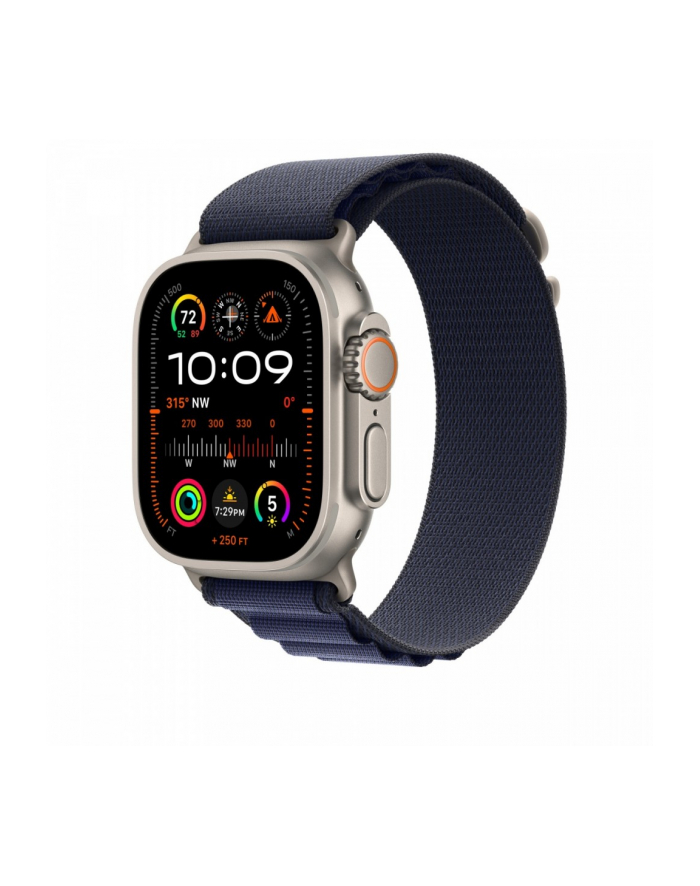 APPLE 49mm Navy Alpine Loop - Small - Natural Titanium Finish główny