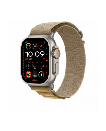APPLE 49mm Tan Alpine Loop - Small - Natural Titanium Finish