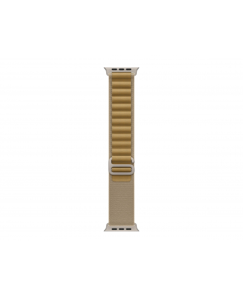APPLE 49mm Tan Alpine Loop - Medium - Natural Titanium Finish