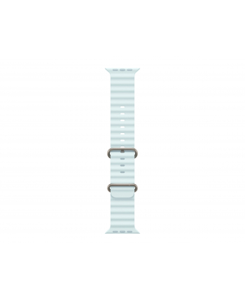 APPLE 49mm Ice Blue Ocean Band - Natural Titanium Finish