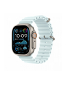 APPLE 49mm Ice Blue Ocean Band Extension - Natural Titanium Finish - nr 2