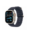 APPLE 49mm Navy Ocean Band Extension - Natural Titanium Finish - nr 2