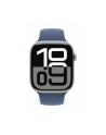 apple Watch Series 10 GPS, koperta 42 mm z aluminium w kolorze srebrnym z paskiem sportowym w kolorze denim - rozmiar S/M - nr 2