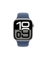 apple Watch Series 10 GPS, koperta 42 mm z aluminium w kolorze srebrnym z paskiem sportowym w kolorze denim - rozmiar S/M - nr 4