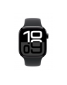 apple Watch Series 10 GPS, koperta 42 mm z aluminium w kolorze onyksu z paskiem sportowym w kolorze czarnym - rozmiar S/M - nr 4