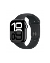 apple Watch Series 10 GPS, koperta 46 mm z aluminium w kolorze onyksu z paskiem sportowym w kolorze czarnym - rozmiar S/M - nr 3