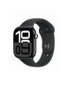 apple Watch Series 10 GPS + Cellular, koperta 46 mm z aluminium w kolorze onyksu z paskiem sportowym w kolorze czarnym - rozmiar M/L - nr 1