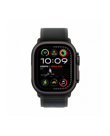 apple Watch Ultra 2 GPS + Cellular, koperta 49 mm z tytanu w kolorze czarnym z opaską Trial M/L w kolorze czarnym