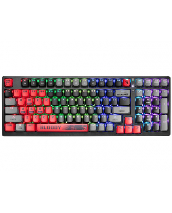 A4TECH Klawiatura mechaniczna BLOODY S98 USB Sports Red BLMS Red Plus Switches
