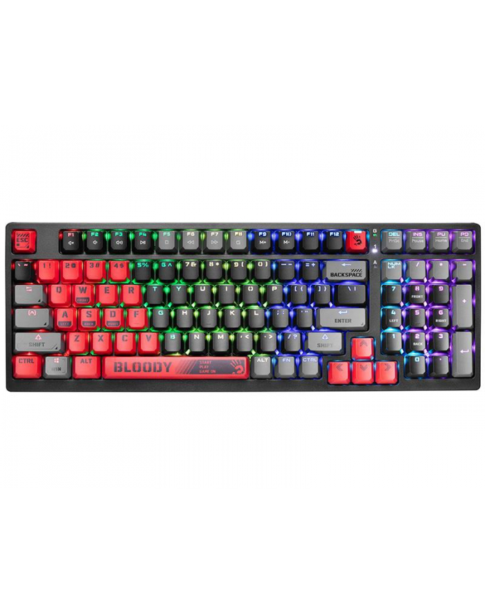 A4TECH Klawiatura mechaniczna BLOODY S98 USB Sports Red BLMS Red Plus Switches główny