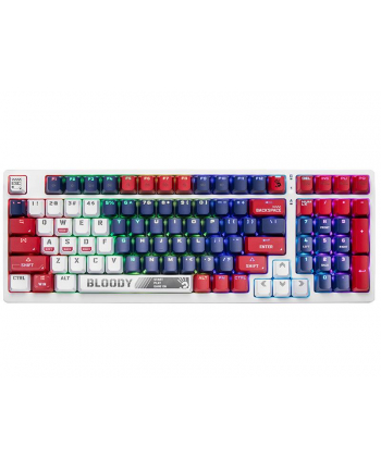 A4TECH Klawiatura mechaniczna BLOODY S98 USB Sports Navy BLMS Red Plus Switches