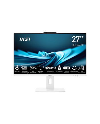 MSI PRO AP272P 14M-639(wersja europejska) Intel Core i5-14400 27inch FHD 2x8GB 512GB M.2 PCIe 802.11 AX + BT 5.3 W11P