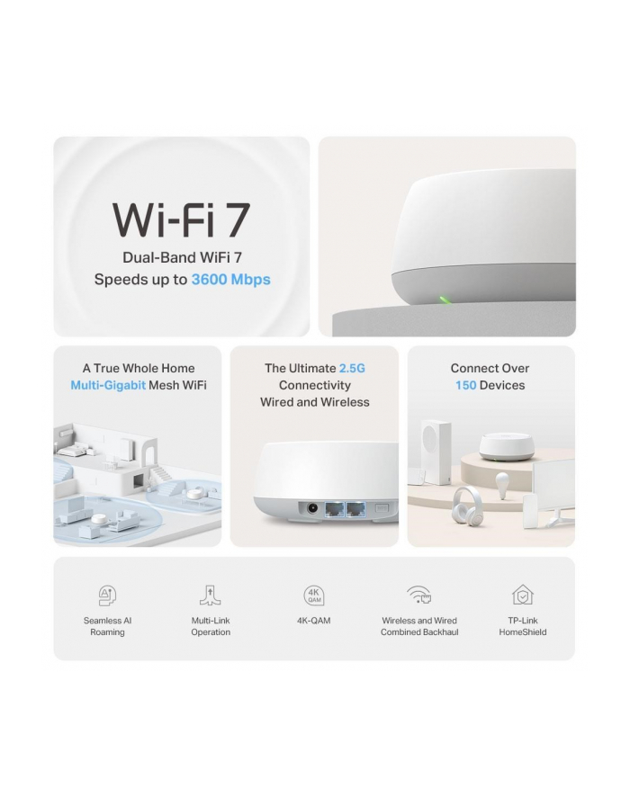 tp-link System WiFi 7 Deco BE25 (3-pak) główny