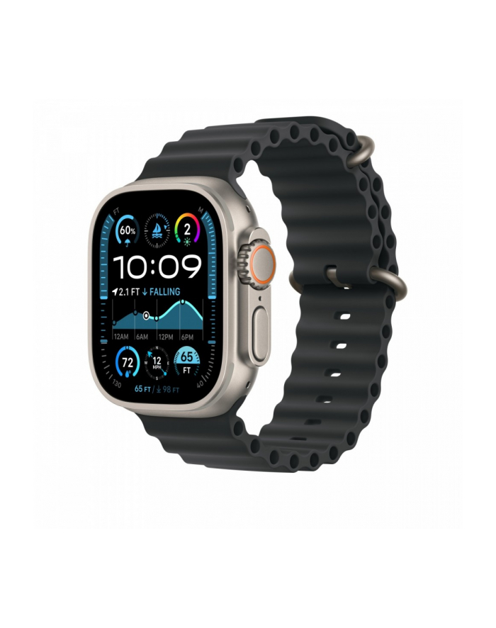 APPLE 49mm Black Ocean Band - Natural Titanium Finish główny