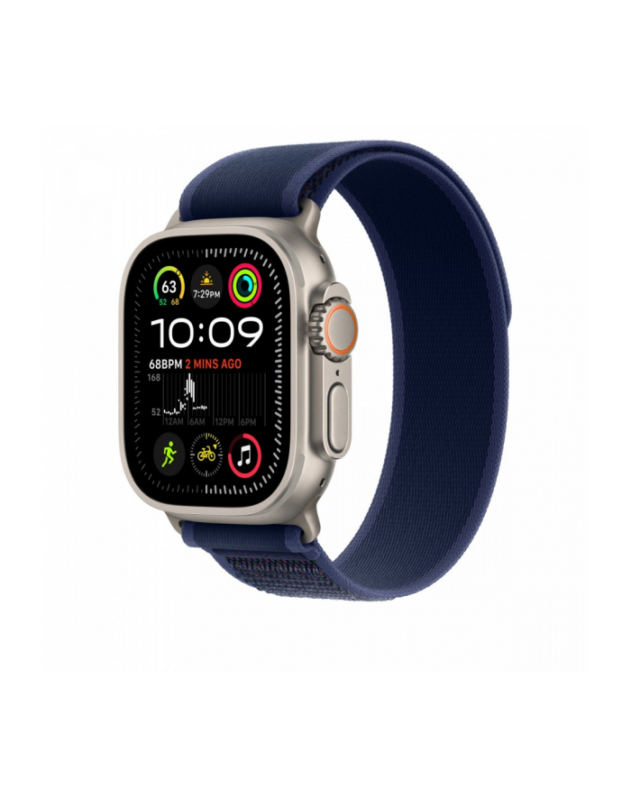 APPLE 49mm Blue Trail Loop - S/M - Natural Titanium Finish główny