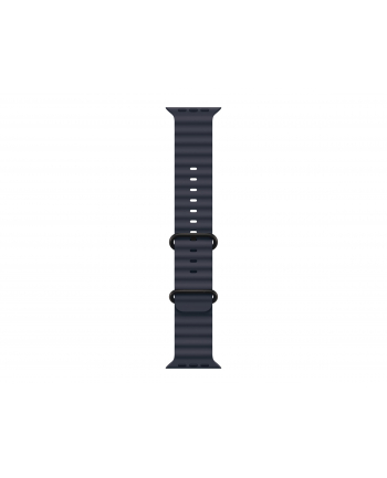 APPLE 49mm Navy Ocean Band - Black Titanium Finish