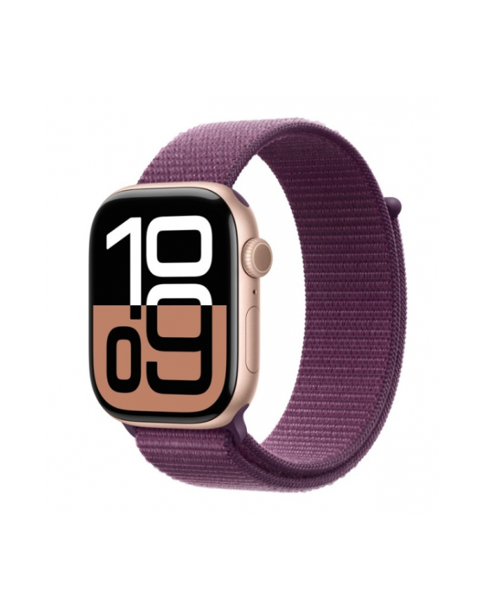 APPLE Watch Series 10 GPS 46mm Rose Gold Aluminium Case with Plum Sport Loop główny