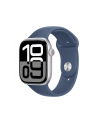 APPLE Watch Series 10 GPS + Cellular 46mm Silver Aluminium Case with Denim Sport Band - M/L - nr 1