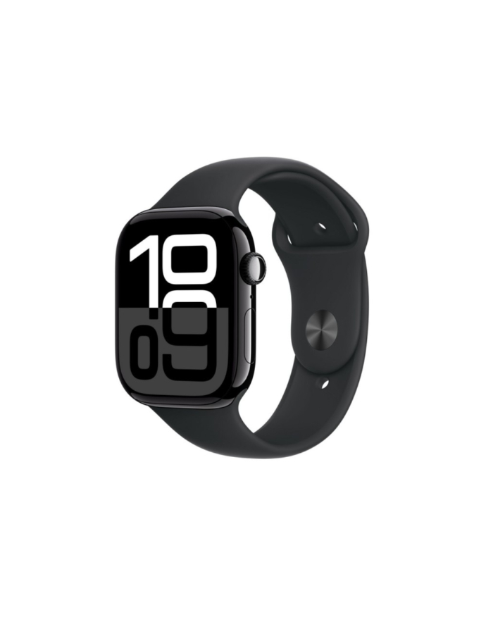 APPLE Watch Series 10 GPS + Cellular 46mm Jet Black Aluminium Case with Black Sport Band - M/L główny