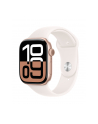 APPLE Watch Series 10 GPS + Cellular 46mm Rose Gold Aluminium Case with Light Blush Sport Band - M/L - nr 1