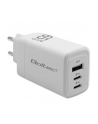qoltec Ładowarka sieciowa 65W GaN | 5-20V | 3-3.35A | 2xUSB-C PD | 1xUSBQC 3.0 | Biała - nr 1