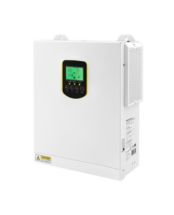 qoltec Hybrydowy inwerter solarny Off-Grid 2.5kVA | 2.5kW | 100A | MPPT | LCD | BMS | Sinus