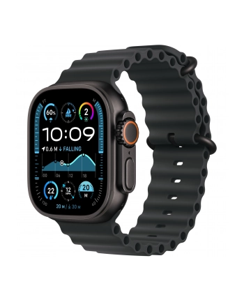APPLE 49mm Black Ocean Band - Black Titanium Finish