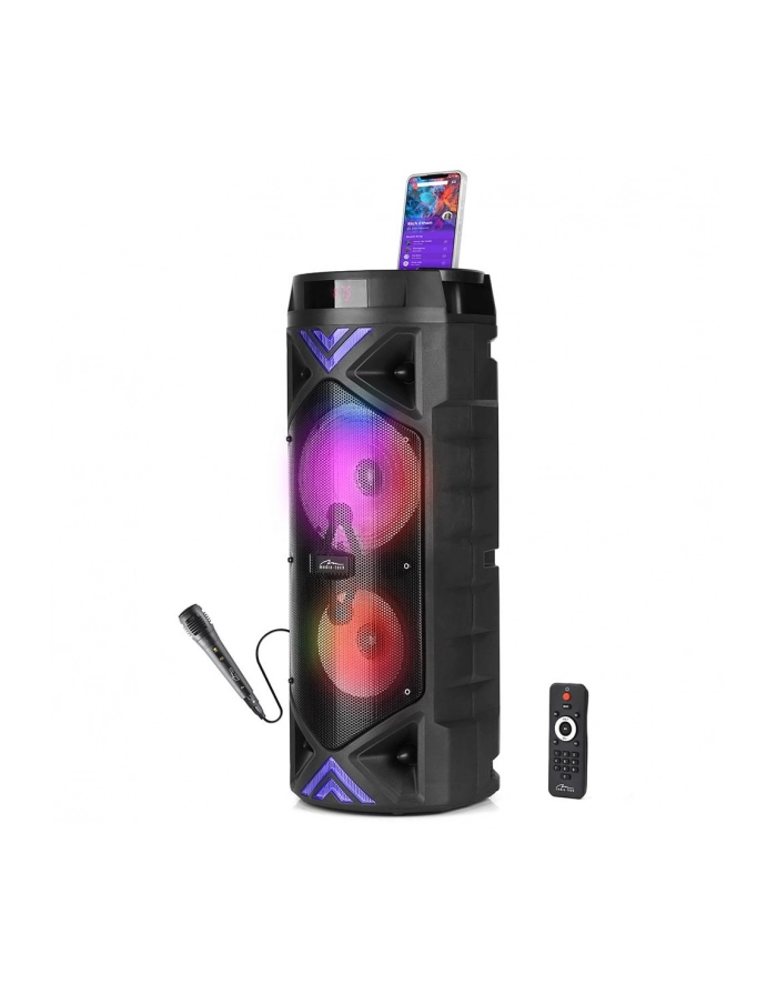 MEDIA-TECH FUNBOX KEG PRO Power audio głośnik Bluetooth 5.0+EDR funkcja karaoke RMS 50W PMPO1400W FM Radio wyśiwietlacz dwa głośnik główny
