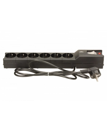Lestar LX 610 G-A, listwa zasilająca, 1.5m, czarna