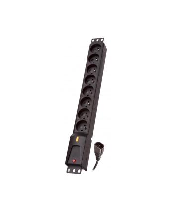 Lestar listwa zasilająca IEC , 8 gniazd, rack 19'', 1,5m